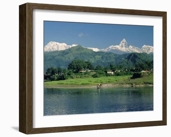 Machapuchare (Machhapuchhre) Peak, Pokhara, Himalayas, Nepal-Sybil Sassoon-Framed Photographic Print