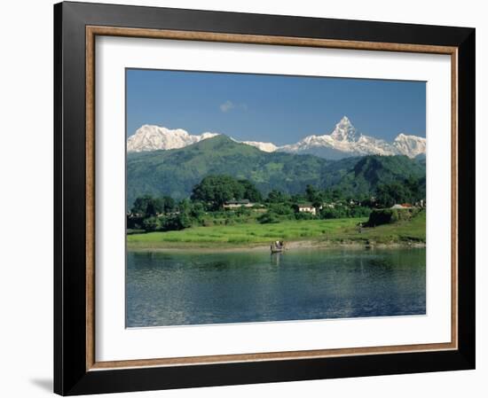 Machapuchare (Machhapuchhre) Peak, Pokhara, Himalayas, Nepal-Sybil Sassoon-Framed Photographic Print