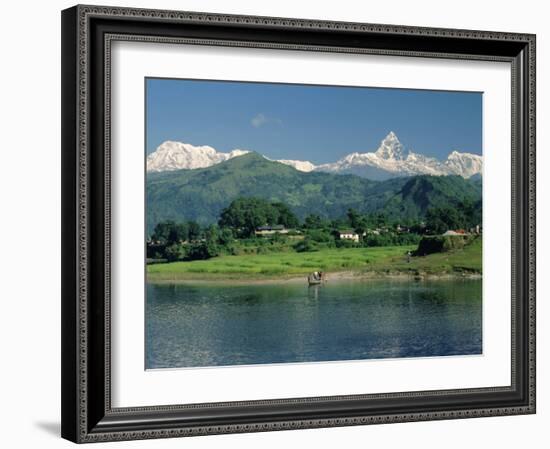 Machapuchare (Machhapuchhre) Peak, Pokhara, Himalayas, Nepal-Sybil Sassoon-Framed Photographic Print