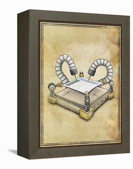 Machine 1-Michael Murdock-Framed Premier Image Canvas