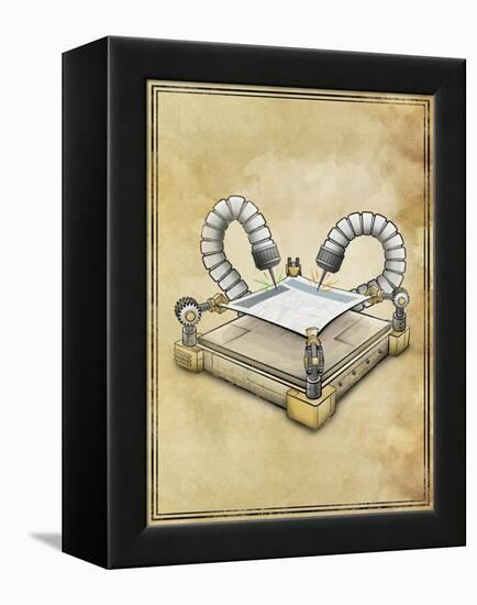 Machine 1-Michael Murdock-Framed Premier Image Canvas