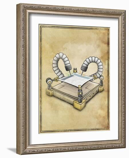 Machine 1-Michael Murdock-Framed Giclee Print