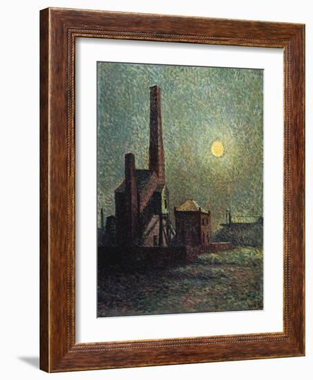 Machine by Moonlight-Maximilien Luce-Framed Giclee Print