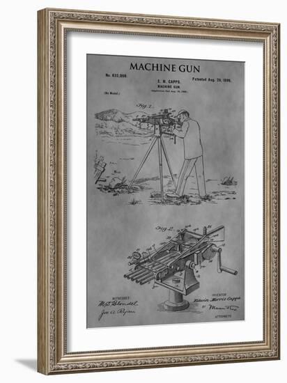 Machine Gun, 1899-Gray-Dan Sproul-Framed Art Print