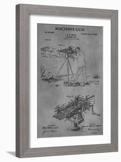 Machine Gun, 1899-Gray-Dan Sproul-Framed Art Print