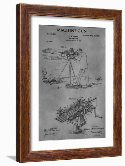 Machine Gun, 1899-Gray-Dan Sproul-Framed Art Print