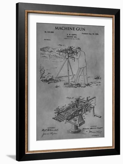 Machine Gun, 1899-Gray-Dan Sproul-Framed Art Print