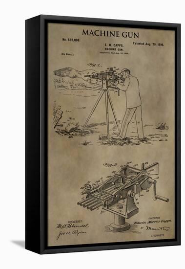 Machine Gun, 1899-Dan Sproul-Framed Stretched Canvas