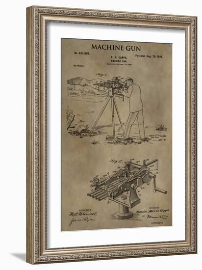 Machine Gun, 1899-Dan Sproul-Framed Art Print