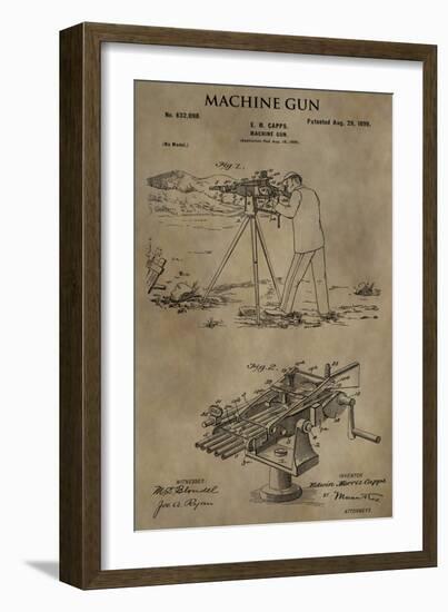 Machine Gun, 1899-Dan Sproul-Framed Art Print