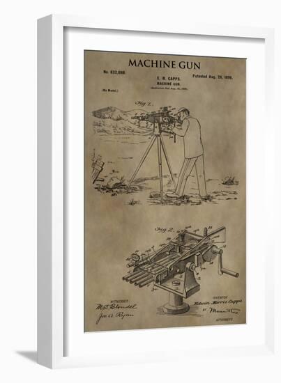 Machine Gun, 1899-Dan Sproul-Framed Art Print