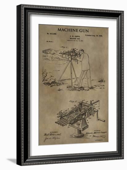 Machine Gun, 1899-Dan Sproul-Framed Art Print