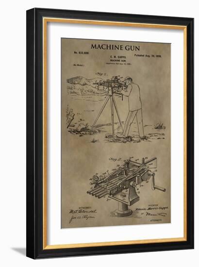 Machine Gun, 1899-Dan Sproul-Framed Art Print