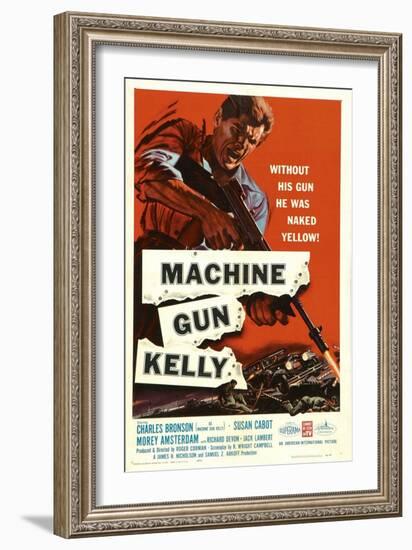 Machine Gun Kelly, 1958-null-Framed Art Print