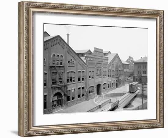 Machine Shop, the Westinghouse Air-Brake Co., Wilmerding, Pa.-null-Framed Photo