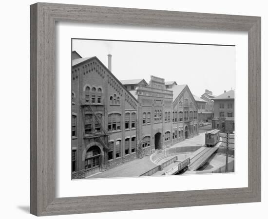 Machine Shop, the Westinghouse Air-Brake Co., Wilmerding, Pa.-null-Framed Photo