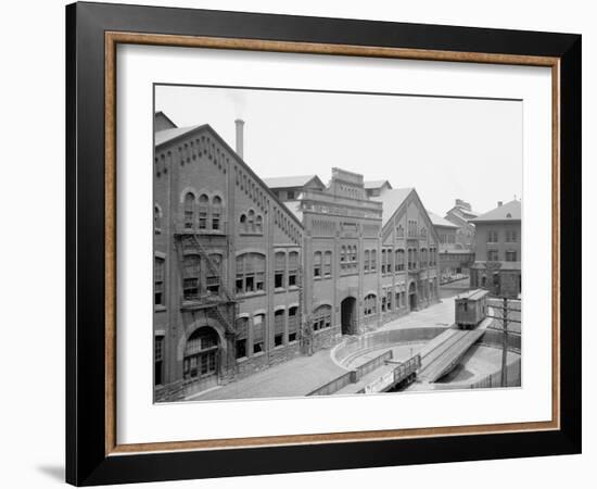 Machine Shop, the Westinghouse Air-Brake Co., Wilmerding, Pa.-null-Framed Photo