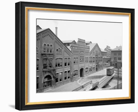 Machine Shop, the Westinghouse Air-Brake Co., Wilmerding, Pa.-null-Framed Photo