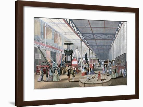 Machinery Hall, Crystal Palace Exhibition, London, 1851-null-Framed Giclee Print