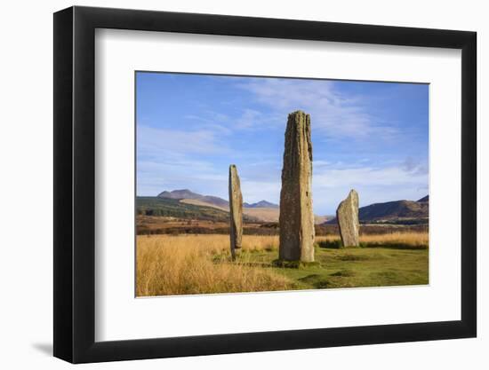 Machrie Moor stone circles, Isle of Arran, North Ayrshire, Scotland, United Kingdom, Europe-Gary Cook-Framed Photographic Print