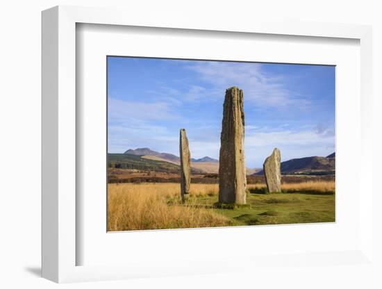 Machrie Moor stone circles, Isle of Arran, North Ayrshire, Scotland, United Kingdom, Europe-Gary Cook-Framed Photographic Print