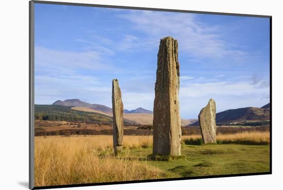 Machrie Moor stone circles, Isle of Arran, North Ayrshire, Scotland, United Kingdom, Europe-Gary Cook-Mounted Photographic Print