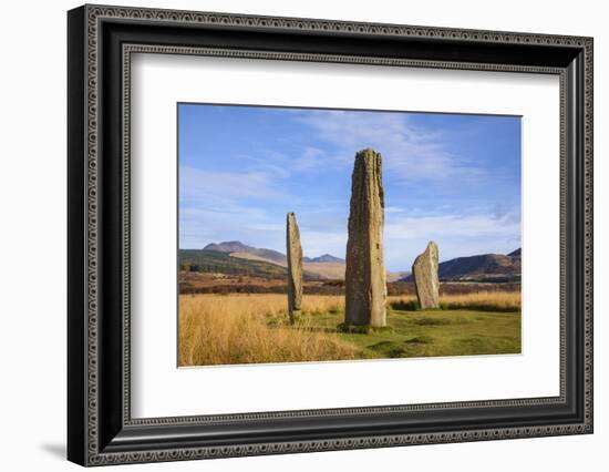 Machrie Moor stone circles, Isle of Arran, North Ayrshire, Scotland, United Kingdom, Europe-Gary Cook-Framed Photographic Print