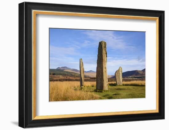 Machrie Moor stone circles, Isle of Arran, North Ayrshire, Scotland, United Kingdom, Europe-Gary Cook-Framed Photographic Print