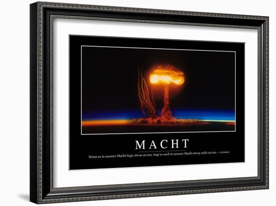 Macht: Motivationsposter Mit Inspirierendem Zitat-null-Framed Premium Photographic Print