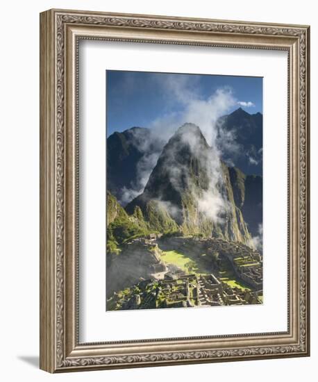 Machu Picchu in Morning Fog-Darrell Gulin-Framed Premium Photographic Print