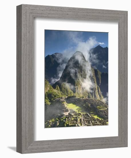 Machu Picchu in Morning Fog-Darrell Gulin-Framed Premium Photographic Print