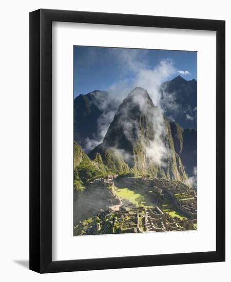 Machu Picchu in Morning Fog-Darrell Gulin-Framed Premium Photographic Print