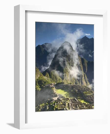 Machu Picchu in Morning Fog-Darrell Gulin-Framed Premium Photographic Print