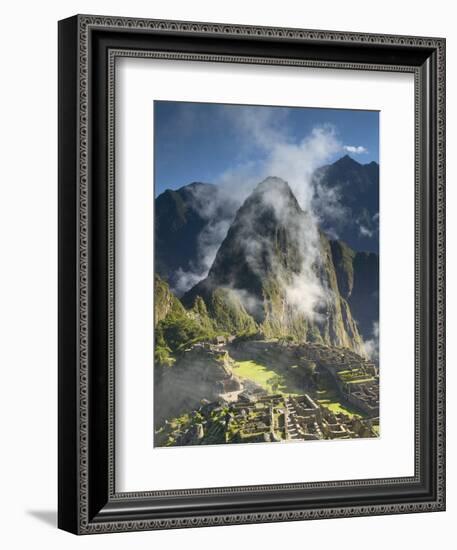 Machu Picchu in Morning Fog-Darrell Gulin-Framed Premium Photographic Print