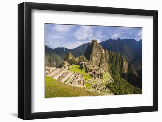 Machu Picchu Inca Ruins and Huayna Picchu (Wayna Picchu), Cusco Region, Peru, South America-Matthew Williams-Ellis-Framed Photographic Print