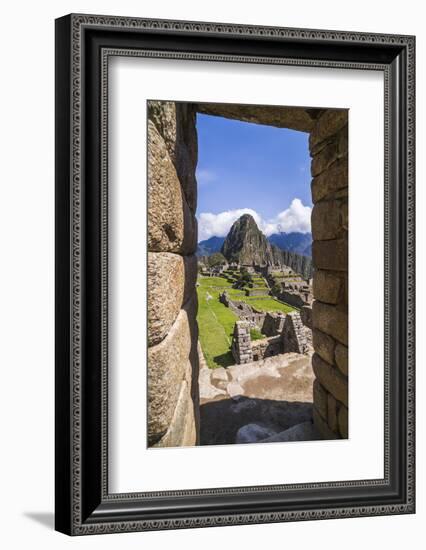 Machu Picchu Inca Ruins and Huayna Picchu (Wayna Picchu), Cusco Region, Peru, South America-Matthew Williams-Ellis-Framed Photographic Print