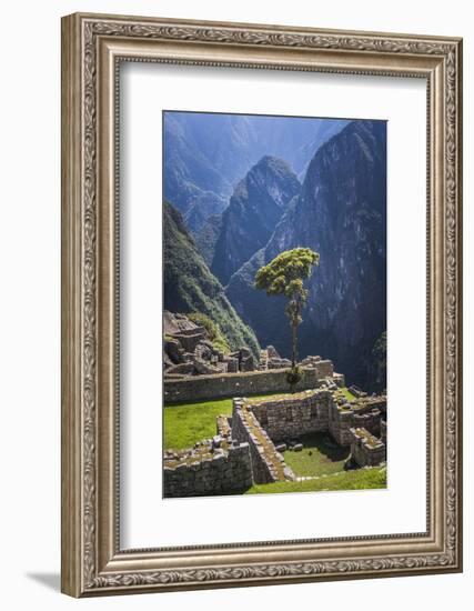 Machu Picchu Inca Ruins, UNESCO World Heritage Site, Cusco Region, Peru, South America-Matthew Williams-Ellis-Framed Photographic Print