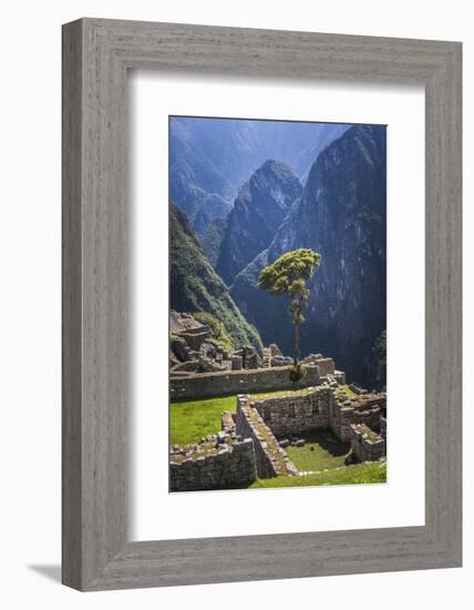 Machu Picchu Inca Ruins, UNESCO World Heritage Site, Cusco Region, Peru, South America-Matthew Williams-Ellis-Framed Photographic Print