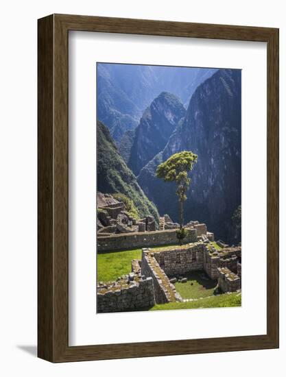 Machu Picchu Inca Ruins, UNESCO World Heritage Site, Cusco Region, Peru, South America-Matthew Williams-Ellis-Framed Photographic Print