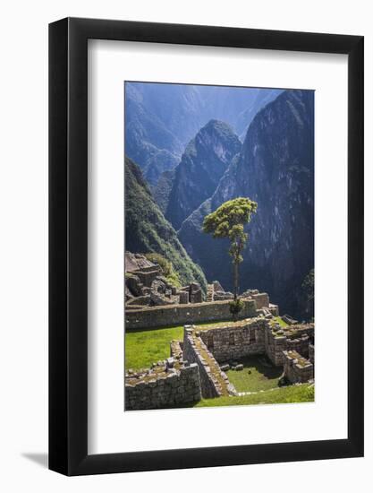 Machu Picchu Inca Ruins, UNESCO World Heritage Site, Cusco Region, Peru, South America-Matthew Williams-Ellis-Framed Photographic Print