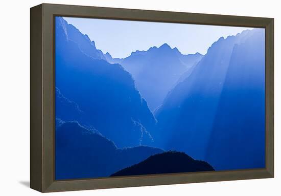 Machu Picchu, Peru-Joe Azure-Framed Premier Image Canvas