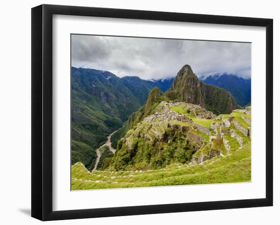 Machu Picchu Ruins, UNESCO World Heritage Site, Cusco Region, Peru, South America-Karol Kozlowski-Framed Photographic Print