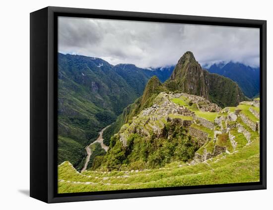 Machu Picchu Ruins, UNESCO World Heritage Site, Cusco Region, Peru, South America-Karol Kozlowski-Framed Premier Image Canvas