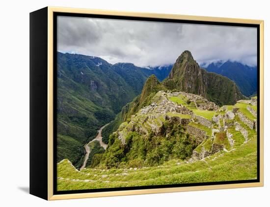 Machu Picchu Ruins, UNESCO World Heritage Site, Cusco Region, Peru, South America-Karol Kozlowski-Framed Premier Image Canvas