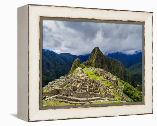 Machu Picchu Ruins, UNESCO World Heritage Site, Cusco Region, Peru, South America-Karol Kozlowski-Framed Premier Image Canvas