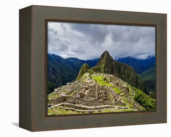 Machu Picchu Ruins, UNESCO World Heritage Site, Cusco Region, Peru, South America-Karol Kozlowski-Framed Premier Image Canvas