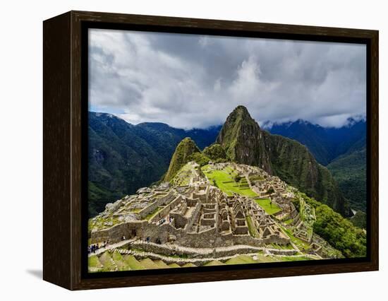 Machu Picchu Ruins, UNESCO World Heritage Site, Cusco Region, Peru, South America-Karol Kozlowski-Framed Premier Image Canvas