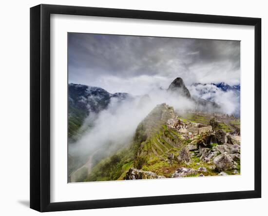 Machu Picchu Ruins, UNESCO World Heritage Site, Cusco Region, Peru, South America-Karol Kozlowski-Framed Photographic Print