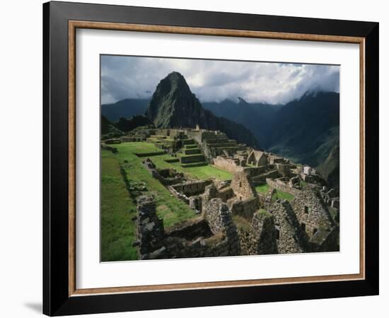 Machu Picchu, Sacred City of the Incas, built 1438-71, Cuzco, Peru-null-Framed Photographic Print