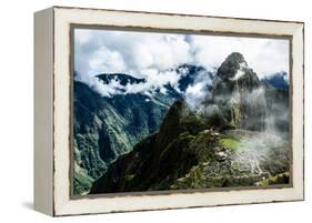 Machu Picchu, the Ancient Inca City in the Andes, Peru-Curioso Travel Photography-Framed Premier Image Canvas